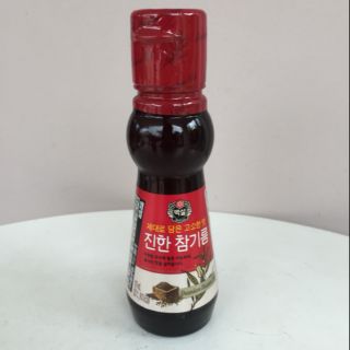 Cj น้ำมันงาเกาหลี "ซีซามิ" น้ำมันงาธรรมชาติ สินค้านำเข้า ขนาด  110 ml