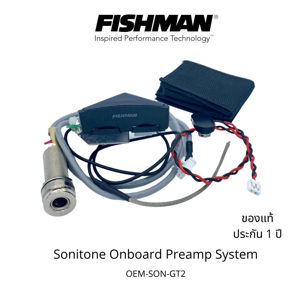 ปิ๊กอัพ Fishman Sonitone Onboard Preamp for Acoustic Guitars