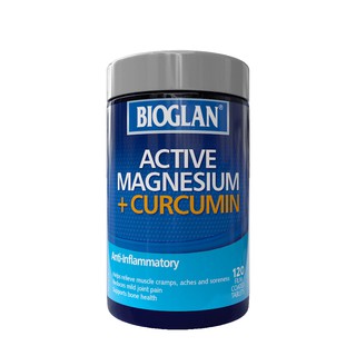 Bioglan Magnesium + Curcumin 120 Tablets