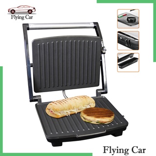 [ราคาจำกัดเวลา] เครื่องย่างแผ่นไม่ติดกระทะไฟฟ้า Panini Maker 2000W