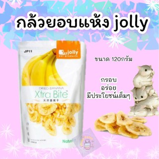 กล้วยอบแห้งสำหรับสัตว์เลี้ยง (Jolly-Xtra bite dried banana)