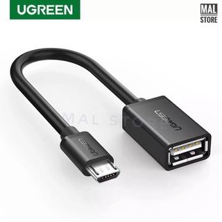 Cable Ugreen OTG แบบพกพา 12CM Micro USB 2.0 OTG Cable On The Go Adapter Male Micro USB to Female