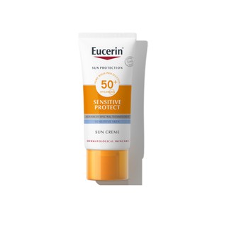 Eucerin Sun Cream Face SPF50+ PA++++ 50ml ยูเซอริน ครีมกันแดดสำหรับผิวหน้า กันน้ำ กันเหงื่อ