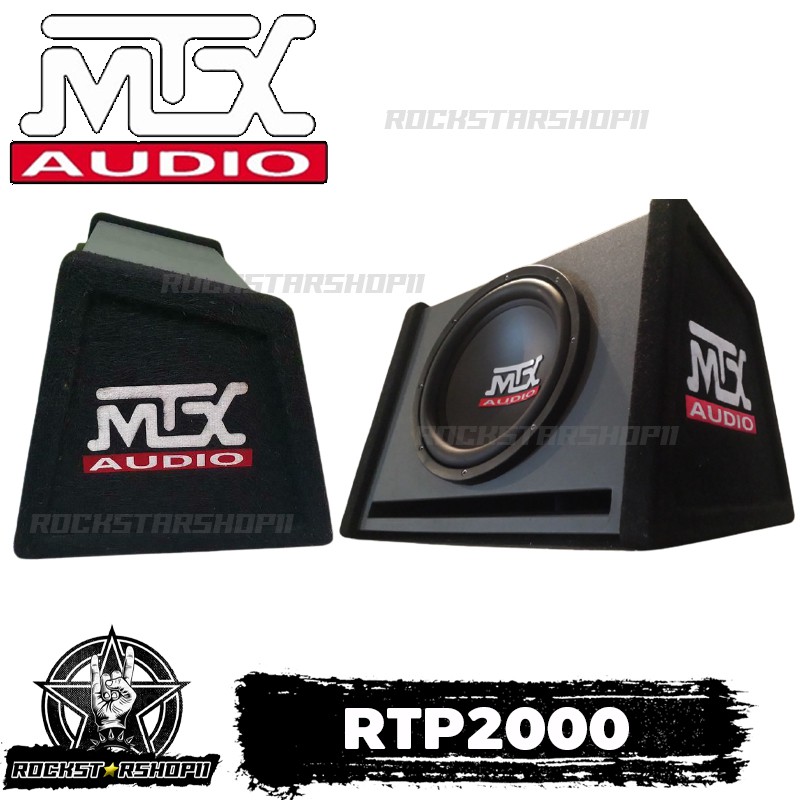 MTX RTP2000ตู้ซับวูฟเฟอร์ 12นิ้วลำโพง ตู้ซับ ดอกซับ ซับรถยนต์ ดอกลำโพง  พร้อมเพาเวอร์แอมป์Classe-AB 