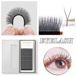 Decemars Eyelashes Y C D ต่อขนตา วอลลุ่ม ด้ายบราซิล โดย ด้าย Mega