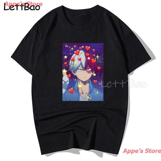 Appes Store 2021 My Hero Academia Tshirt Men Short Sleeve T-shirt Short Sleeves T Shirt Anime Manga Hip Hop Tops Tee Sh