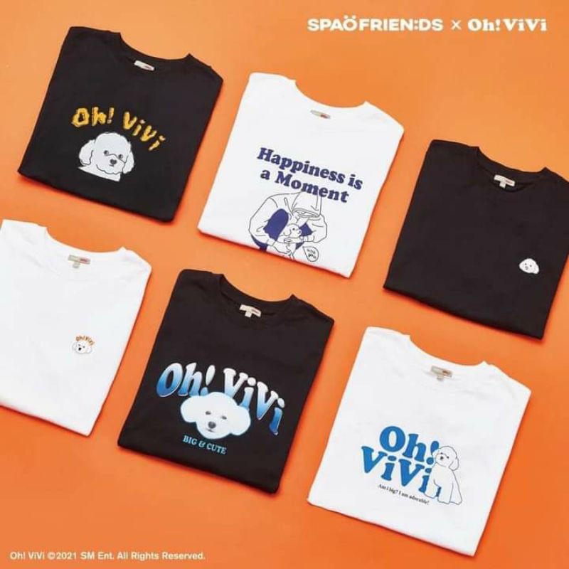 [Preorder Korea] SPAO X OH! VIVI EXO SEHUN TSHIRT TEE UNISEX kGXt การ์ตูน