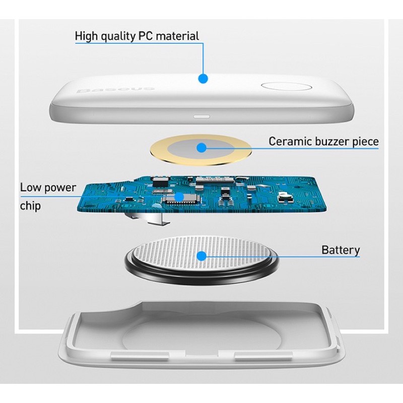 Baseus T2 Smart Tracker Anti Lostบลูทูธสมาร์ทFinderสำหรับเด็กKeyโทรศัพท์เด็กAnti - รูปที่ 6
