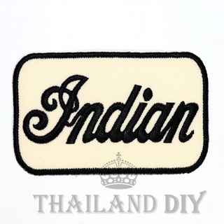 ตัวรีดติดเสื้อ ลาย อินเดียนแดง อินเดียน ชนเผ่าอินเดียน สัญลักษณ์ Red Indian Patch งานปัก WOP DIY ตัวรีด อาร์มติดเสื้อ