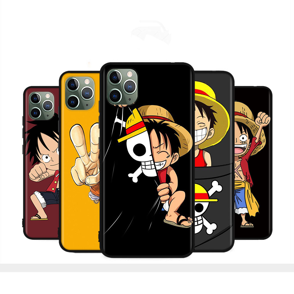 SAMSUNG H-174 One Piece Luffyซิลิโคนอ่อนนุ่มกรณีปลอกสําหรับSamsung Galaxy J8 J2 J7 J6 J4 J5 Duo Pro 