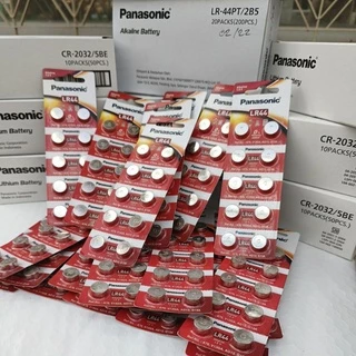 ถ่านกระดุม แบตกระดุม แท้ล้าน% panasonic Lr44 SR44 A76 AG13 G13A (ออกใบกำกับภาษีได้)