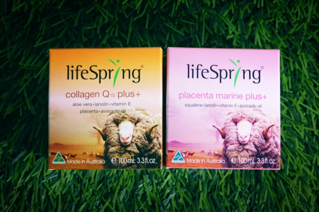 ครีมรกแกะ LifeSpring และเซรั่มพิษผึ้ง Rebirth จากประเทศออสเตรเลีย