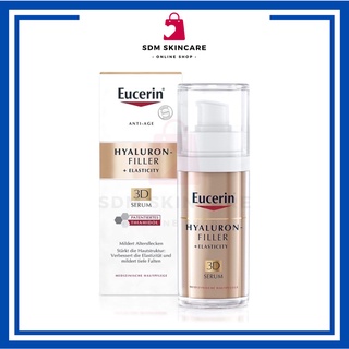 [Exp:08/2025] EUCERIN HYALURON [HD] RADIANCE-LIFT FILLER 3D SERUM 30ML ยูเซอริน เซรั่ม ริ้วรอย  ปริมาณ 30ml.