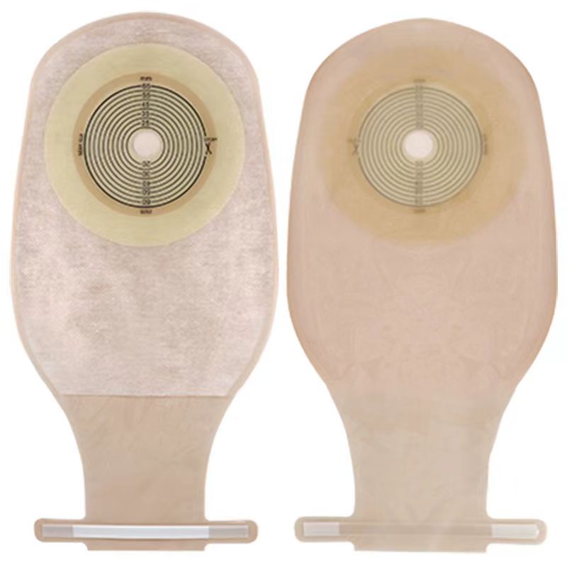 10pcs Ostomy กระเป๋า 65 มม.ตัดขนาด Drainable one-single System Colostomy กระเป๋ากระเป๋าผู้ใหญ่ Stoma กระเป๋า Tie ปิด