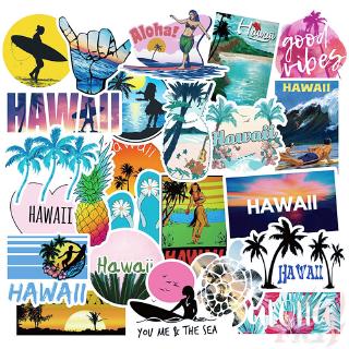 ❉ Hawaiian Beach Travel Series 01 Passion Surfing สติ๊กเกอร์ ❉ 50Pcs/Set DIY Fashion Luggage Laptop Skateboard Doodle สติ๊กเกอร์