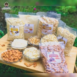 Almond อัลมอนด์แท่งติดเปลือก 500 g. (Almond Slivered with Skin)