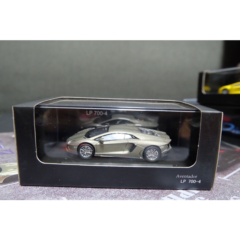 โมเดลรถ Lamborghini Aventador LP700-4 grey 1:64 ของใหม่