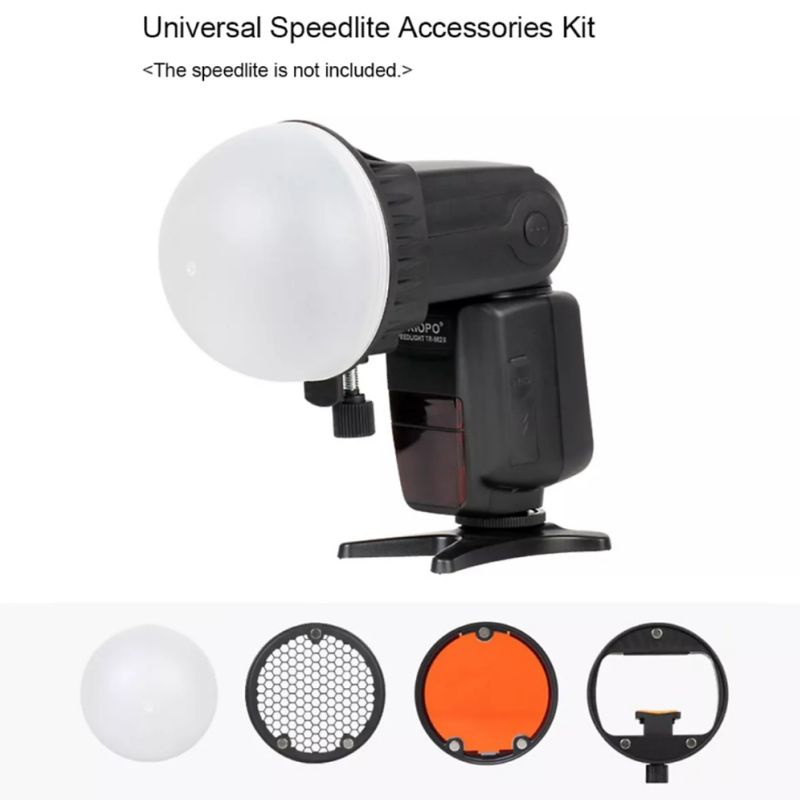 Diffuser Flash Softbox Ball ช่วยให้แสงนุ่ม แบบแม่เหล็ก ใช้งานสะดวก