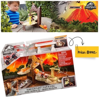 Mattel Jurassic World  Island Escape Portable Playset จูราสิค เพลเซท ราง