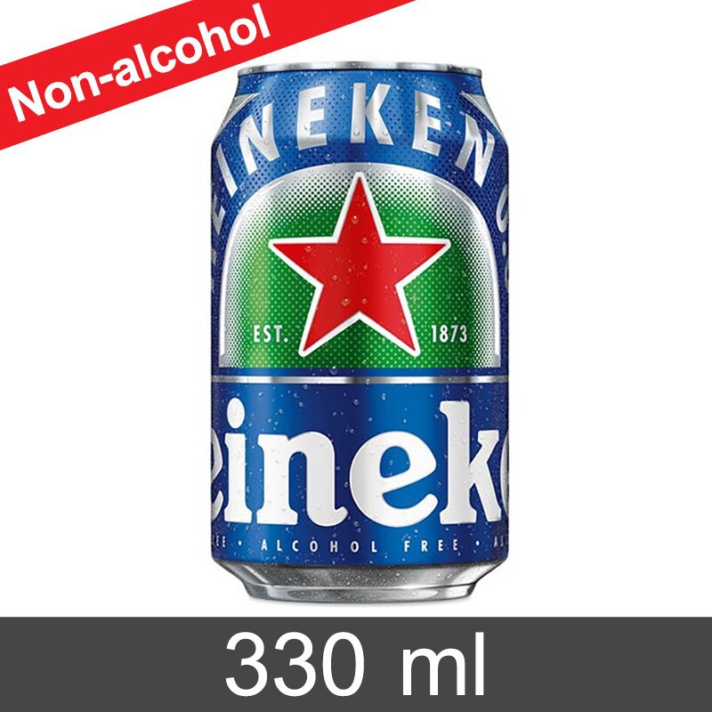 ไฮเนเก้น นอนแอลกอฮอล 0.0 เบียร์แคน 330 มล. (1 กระป๋อง) Heineken Non  Alcoholic 0.0 Beer Can 330 Ml. | Shopee Thailand