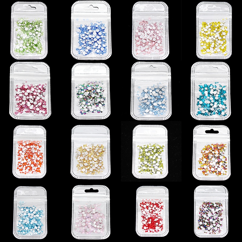 350-400pcs คละไซส์ SS6-SS20 กว่า 45 สีเล็บ rhinestones non-hot fix คริสตัลแก้ว rhinestones กลิตเตอร์ strass อัญมณีสําหรับงานฝีมือ DIY 3d เล็บรูปแบบรองเท้าเครื่องแต่งกายตกแต่ง