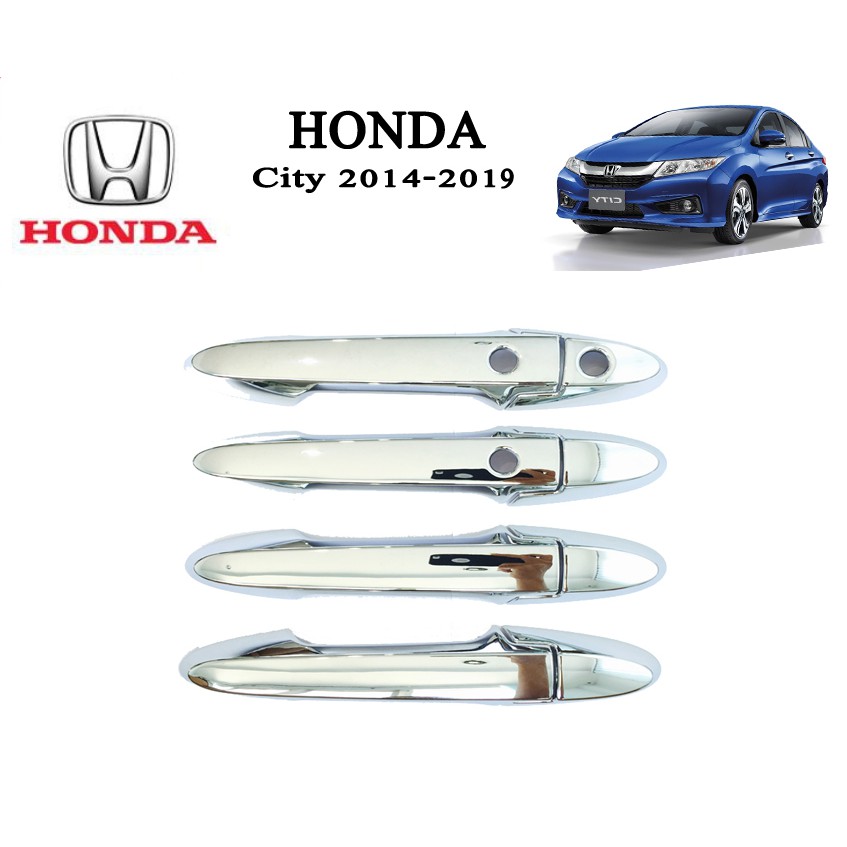 ครอบมือจับประตู Honda City 2014-2020 ชุบโครเมี่ยม