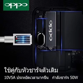 1เมตร 2เมตร สายชาร์จ OPPO Type C OPPO A5 A9 2020 A52 A92 A33 Reno Reno3 Reno4 Reno5 Reno6 X2 Pro