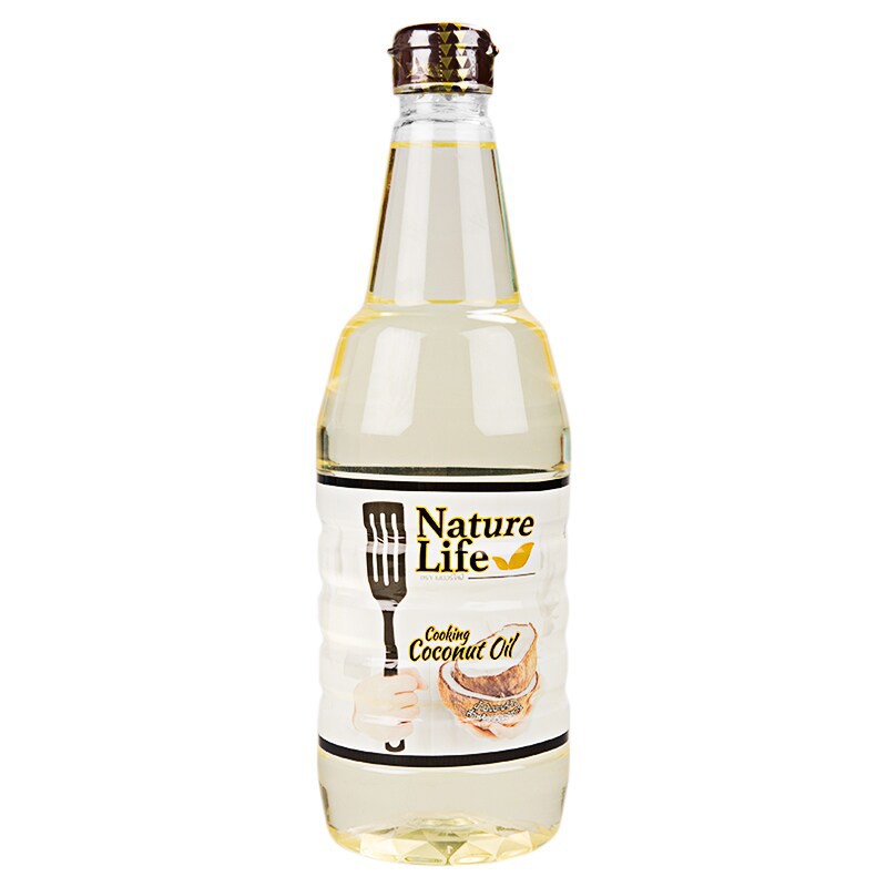 เนเจอร์ไลฟ์น้ำมันมะพร้าวสำหรับปรุงอาหาร 1000มล. Naturelife coconut oil for cooking 1000 ml.