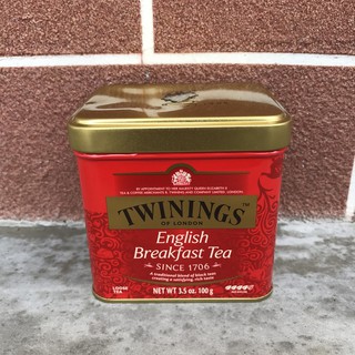 ชาทไวนิงส์ อิลิช เบรกฟาสต์ TWININGS English Breakfast Tea แบบกระป๋อง ใบชา