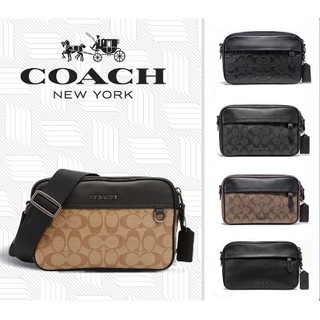 Coach23146 classicกระเป๋าสะพายผู้ชาย กระเป๋าสะพายข้างผู้ชาย