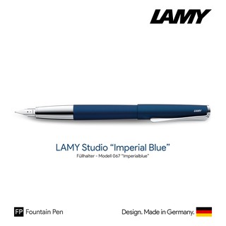 Lamy Studio "Imperial Blue" Fountain Pen - ปากกาหมึกซึมลามี่สตูดิโอ สีอิมพีเรียลบลู