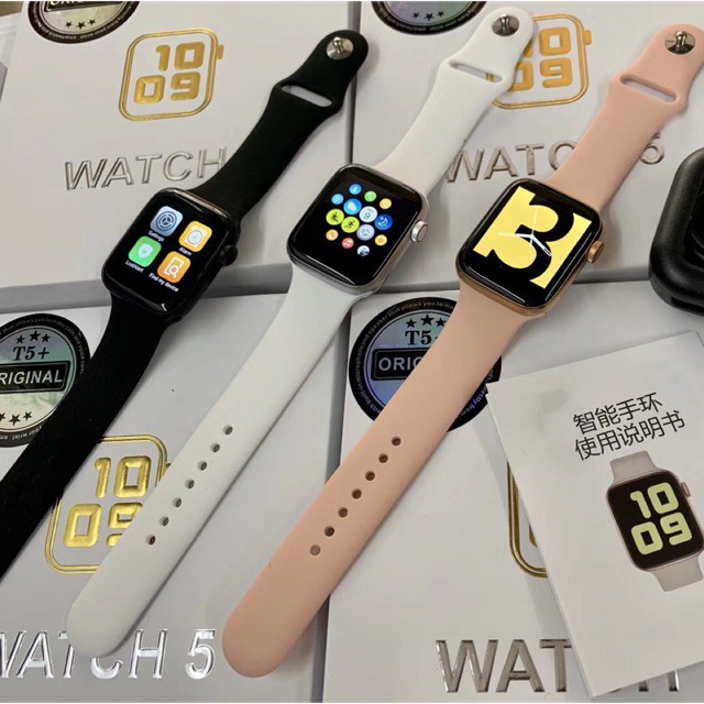 Spot goodsbetterใหม่กว่าT5+Smart Watch T5 plus T500 T5S นาฬิกาอัจฉริยะโทรได้ เมนูภาษาไทย เปลี่ยนสายAWได้ วัดอุณหภูมิได้