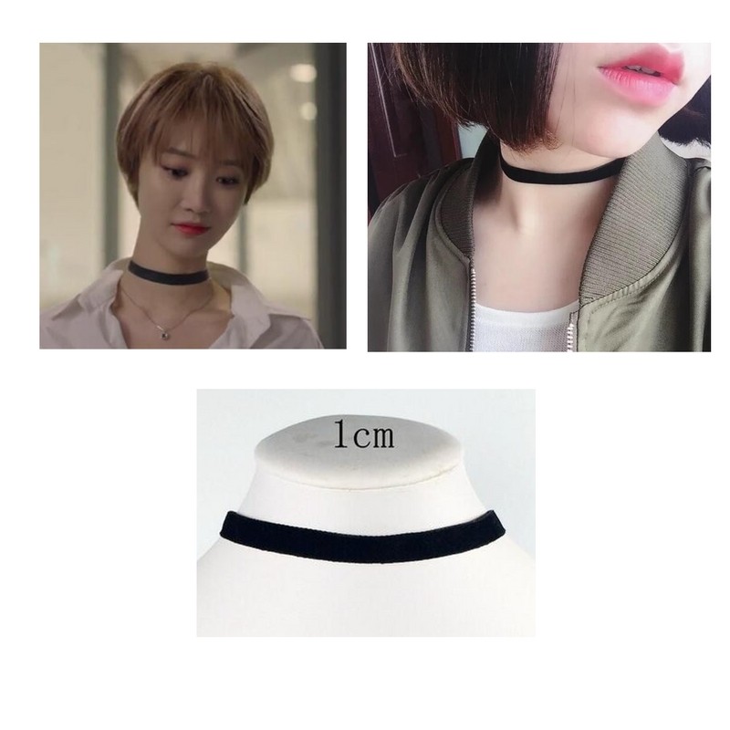 พร้อมส่ง!!สร้อยคอ choker 1 cm