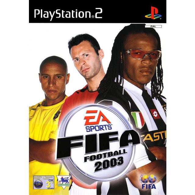 แผ่นเกมps2 FIFA Football 2003 ps2 แผ่นไรท์ เพทู ฟีฟ่า3 fifa03 fifa2003 ps2 เกมฟุตบอล play2