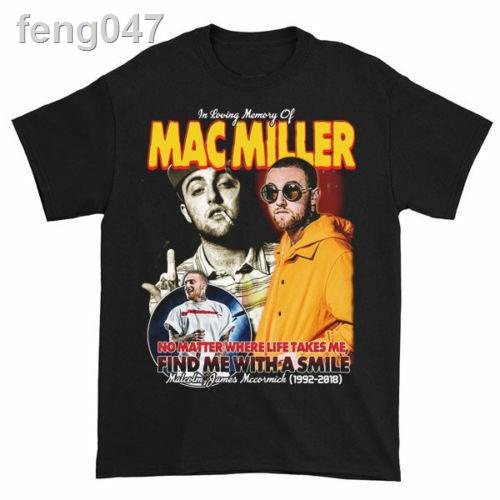 ✕☏✳Selected Quality Mac Miller R I P 1992 Cotton Gildan T Shirts Short sleeve Men s Shirt Casual Loose Fashion Print ver