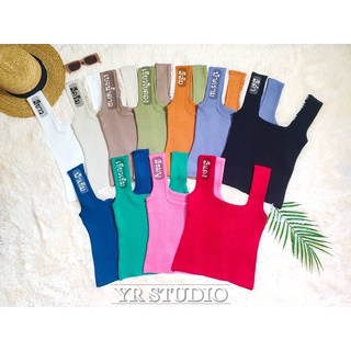 เสื้อกล้าม ขอบใหญ่ rimmy tank top  พร้อมส่ง