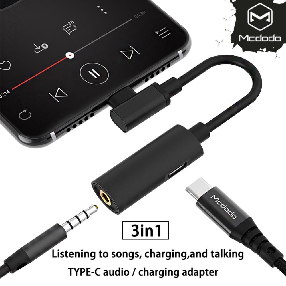 Mcdodo Type C to 3.5mm Jack Audio USB C Earphone Adapter