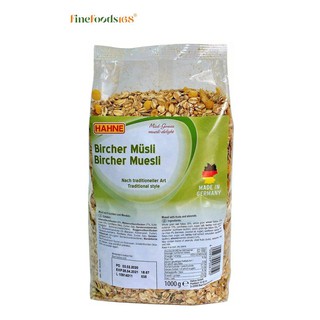 ฮาทเน่ เบริช์เชอร์ มูสลี่ 1000 กรัม Hahne Bircher Muesli 1000 g.