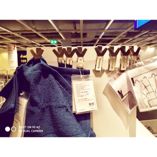 MADday - IKEA (ของแท้) ที่แขวนบานตู้ IKEA 2xKLUNSA ที่แขวนผ้า ค่าส่ง20฿