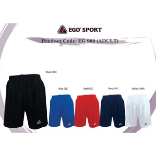 EGO SPORT กางเกงฟุตบอลขาสั้นสีล้วน รุ่นEG900