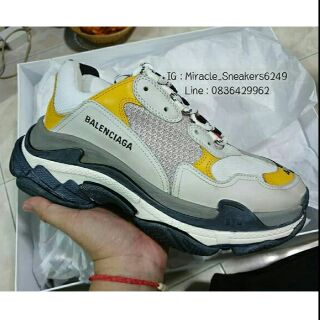 🔰BALENCIAGA🔰 Mens Triple S Sneakers 💥อุปกรณ์ครบกล่อง