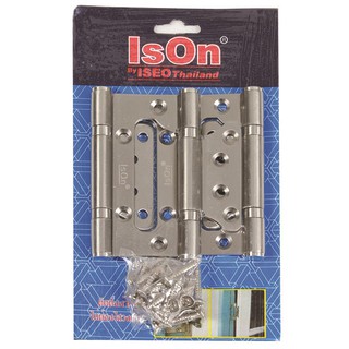 บานพับ 4 นิ้วx3 นิ้ว ISON SM-43250122 SS P3 ISON 4"X3" SM-43250122 SS HINGE P3