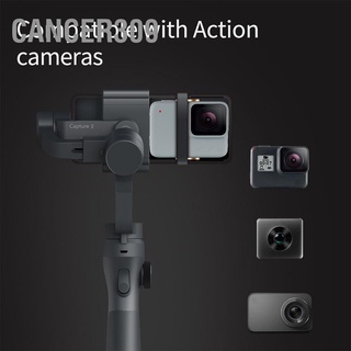 Cancer309 FUNSNAP Capture2 ABS Gray Black Smart 3-Axis Handheld Stabilizer Gimbal for Sports Camera