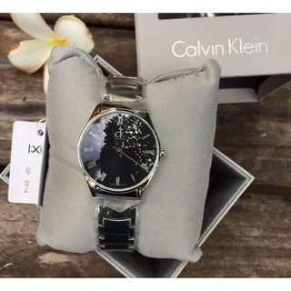 CALVIN KLEIN City Black Dial Stainless Steel Ladies Watch