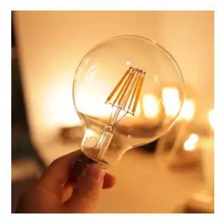 หลอดวินเทจ LED Filament Bulb G95-4W/2200K กระจกสีชาทอง  (0835)