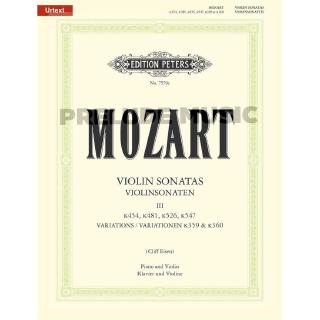 Mozart: Violin Sonatas Volume 3 (EP7579c)