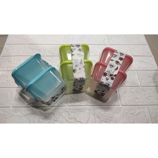 กล่องเวฟเล็ก 2 pcs. ตราปู P&amp;P &lt; Plastic Product &gt;