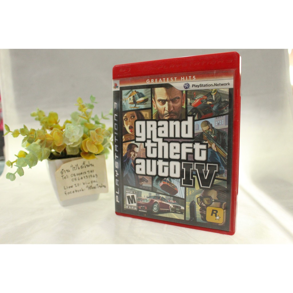 แผ่นเกมส์ PS3 GTA IV แท้