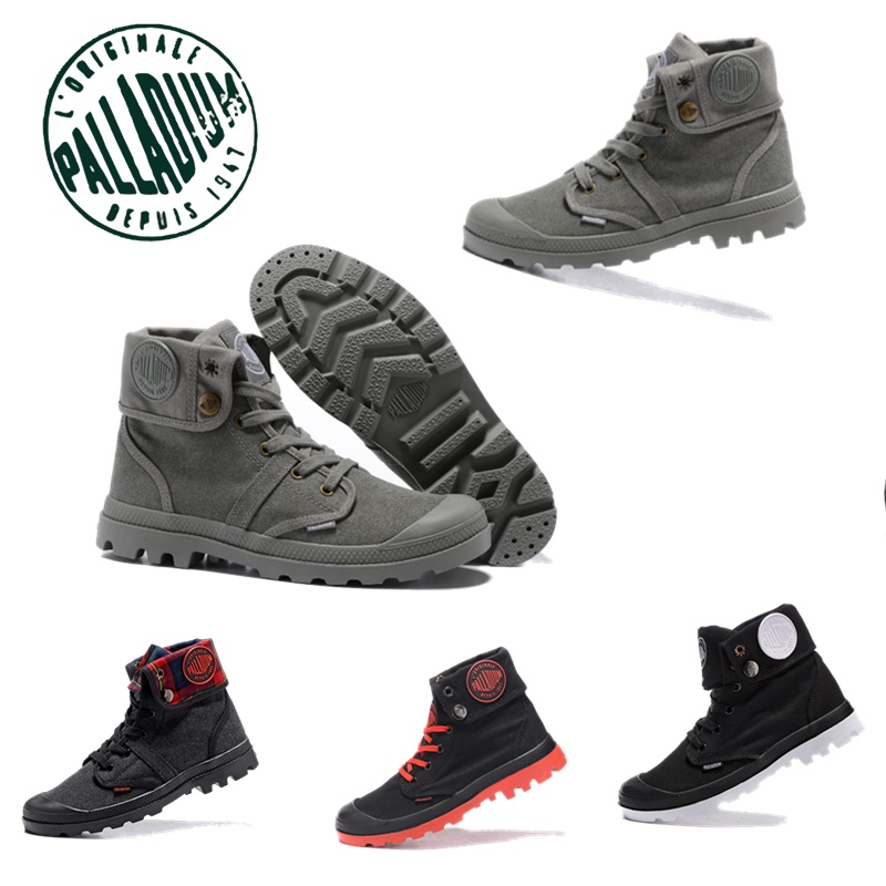 Palladium รองเท้าผ้าใบลําลองคุณภาพสูงรองเท้ามาร์ตินคลาสสิกผู้ชายผู้หญิงสไตล์