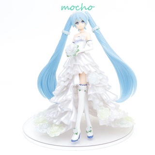 Mocho Miku Hatsune ฟิกเกอร์แอคชั่น รูปปั้น Miku Hatsune PVC สําหรับชุดแต่งงาน